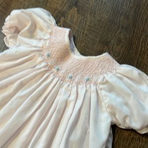 Petit Ami Smocked Dress, Hand Embroidered Size 6 Months